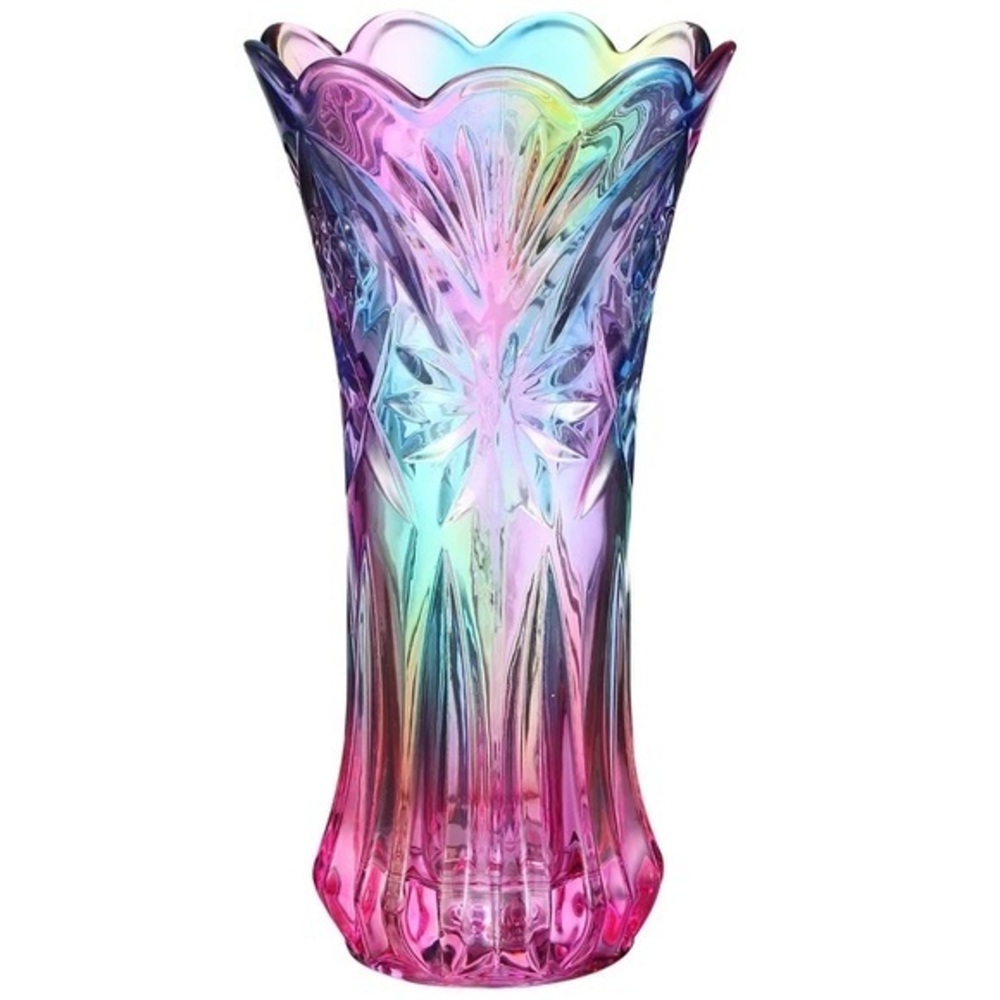 Multicolor Crystal Vase